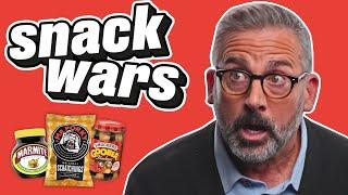 Steve Carell Tries British Snacks For The First Time | Snack Wars |  @LADbible TV