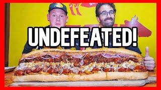 MASSIVE BBQ Sandwich Challenge!!! @FreakEating