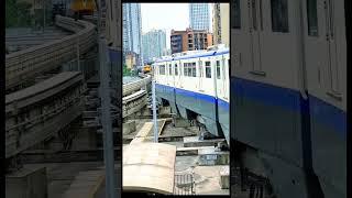 The magical Chongqing light rail,  automatic track change! #technology #shorts