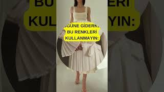 Düğünlerde dikkat çeken değil, zarif olmak için doğru renk tercihi! #düğünelbisesi #düğünkombini