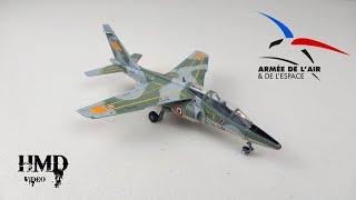 Dassault Dornier Alpha Jet E, French Air Force Trainer, Herpa 1:72 Diecast Model Review