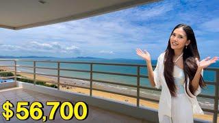 $56,700 (1.99M THB) Pattaya Beach front Condo with “Spacious Ocean View” in Thailand