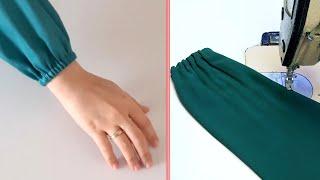 Sewing Tips and Tricks: Easy Way to Sew Elastic to Sleeves