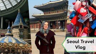 Gyeongbokgung Palace, Lotte World & Dongmyo Flea Market | Seoul Travel Vlog South Korea