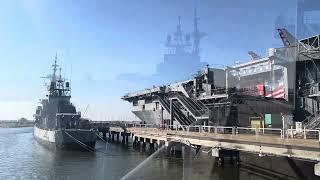 4K Tour of World War 2 Navy Destroyer USS LAFFEY DD-724 at Patriots Point Mount Pleasant, Sc