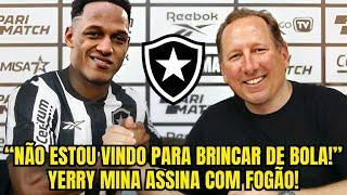  EXCLUSIVO!!! YERRY MINA É A MAIS NOVA CONTRATAÇÃO DO BOTAFOGO PARA 2025 E TORCIDA VAI A LOUCURA!!!