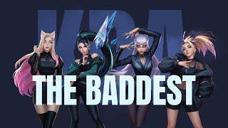 K/DA - THE BADDEST (Lyrics) ft. (G)I-DLE, Bea Miller, Wolftyla | League of Legends