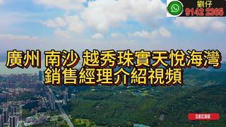 廣州 南沙 越秀珠實天悅海灣 銷售經理介紹視頻