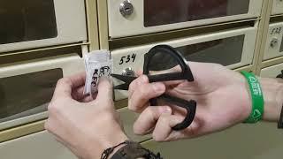 Как вскрыть замок от почтового ящика в подъезде если потерял ключ 