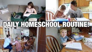 SUCCESSFUL HOMESCHOOL ROUTINE | Day in the Life of a Mom x5