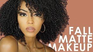 FALL MATTE MAKEUP LOOK | Slim Reshae