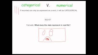 AP Statistics- Categorical V. Numerical Data