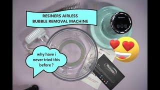 Test & Review & How To Use Resiners Resin Bubble Removal Machine/Full Honest Review ! Resiners.com