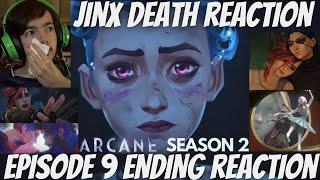 ARCANE LEAGUE OF LEGENDS SEASON 2 EPISODE 9 ENDING REACTION *I CRIED OVER JINX DEATH SCENE S2 FINALE