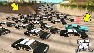 The Biggest Police Chase in GTA San Andreas!