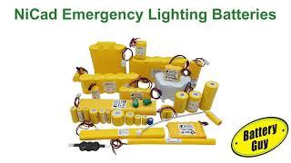 NiCad Emergency Lighting Batteries from BatteryGuy