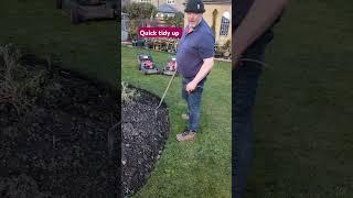 When you forget the time lapse was still on. #gardeningtools #me #tidy up the garden