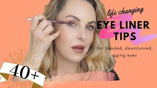 How To APPLY EYELINER Like a PRO! ||  40+ Hooded Eyeliner Tips