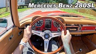 1970 Mercedes-Benz 280 SL - Manual Inline 6 with Timeless Style (POV Binaural Audio)