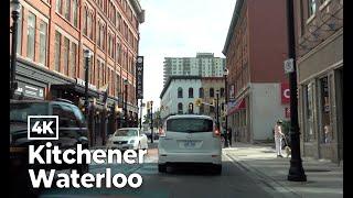 Driving in  Kitchener-Waterloo, Canada 4K (2022 Summer)