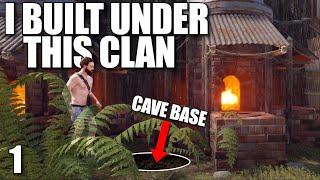I BUILT A CAVE BASE VAULT UNDER THIS 16+ DEEP CLAN | Solo Rust