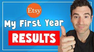 Etsy REAL RESULTS After 1 Year | My Etsy Income Report