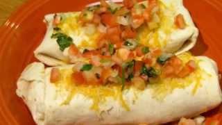 How to make Chicken Burritos - Easy Chicken Burrito Recipe