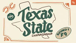 2024 Texas State Championship | MPO R1F9 | Anttila, Heimburg, Locastro, Ahrens | Jomez Disc Golf