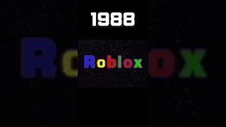 Evolution of Roblox