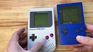 Gameboy Classic vs Gameboy Pocket | Vergleich | 4K
