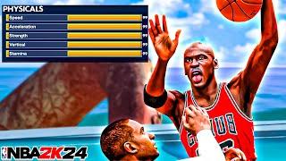 I FOUND THE MOST ATHLETIC BUILD in NBA 2K24 ALL 99 PHYSICALS! BEST BUILD 2K24