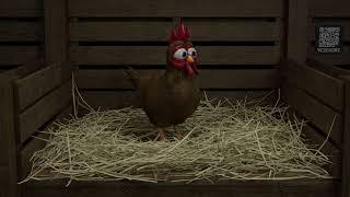 #WallpaperEngine - 3D Animated Chicken Dancing (2560x1440)