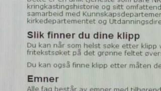 Bli kjent med NRK Skole!