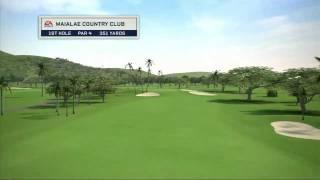 Course Flyover: Waialae Country Club's 1st Hole