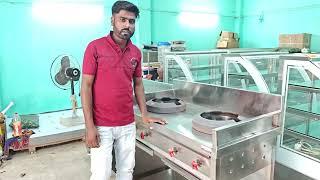 Two Burner Chinese Cooking Range #Manufacturer      SK kitchen equipment# from #Kolkata  2024