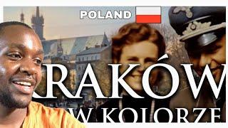 REACTION TO KRAKÖW W CZASACH OKUPACJI W KOLORZE | POLAND REACTION