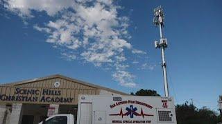 Tower climber rescued after being stranded 150 feet in the air