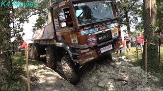 8x8 off road Mercedes, MAN trucks in action in Europa truck trial @ Fublaines 2021