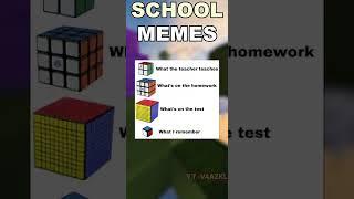 School MEMES! #shorts #minecraft