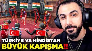 TÜRKİYE VS HİNDİSTAN!!  ÜLKELER ARASI ZORLU TDM KAPIŞMASI!! | PUBG MOBILE