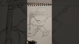 Art I drew in art class part 2 #art #drawing #artclass #instruments #part2