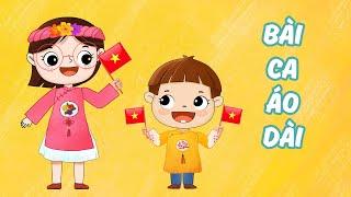 Bài Ca Áo Dài | Nhạc tết thiếu nhi hay nhất 2024 | Nhạc thiếu nhi Chun Chin