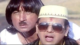 Raja Babu Comedy Scene - Govinda Helps Villagers