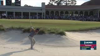 Bryson DeCheambeau super bunker shot wins US Open