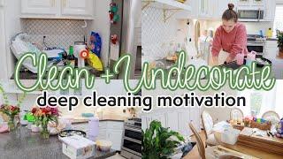 Clean and Undecorate with Me | Before Christmas Cleaning Motivation