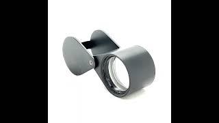 AUGUSTA watchmaker loupe Pocket magnifier Ø 18 mm 10x black