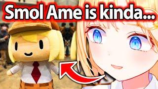 Ame Noticed Something Different About Smol Ame During Holofes 【Amelia Watson / Hololive EN】