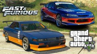 GTA 5: Han's 'Tokyo Drift' Nissan Silvia S15 "Mona Lisa" - Annis Remus REPLICA BUILD!