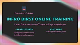 Infor Birst online and Corporate training by Real-time trainer with proexcellency