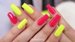 INSANELY GOOD neon nail polishes by W7  - femketjeNL